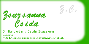 zsuzsanna csida business card